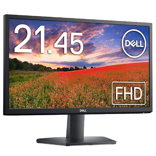 Dell SE2222H/SE2225H 22" (55.88 cm) FHD Monitor 1920x1080 Pixels, Refresh Rate 60Hz, VA Panel, 5-Year warranty, Brightness 250 cd/m², Contrast Ratio 3000:1, Ports: 1 x HDMI 1 x VGA, Adjst Tilt |Black